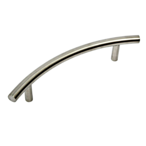 Crescent Shaped Pull Handle - Satin Stainless Steel